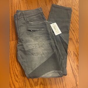 Balmain Biker Denim Jeans Size 31 NWT